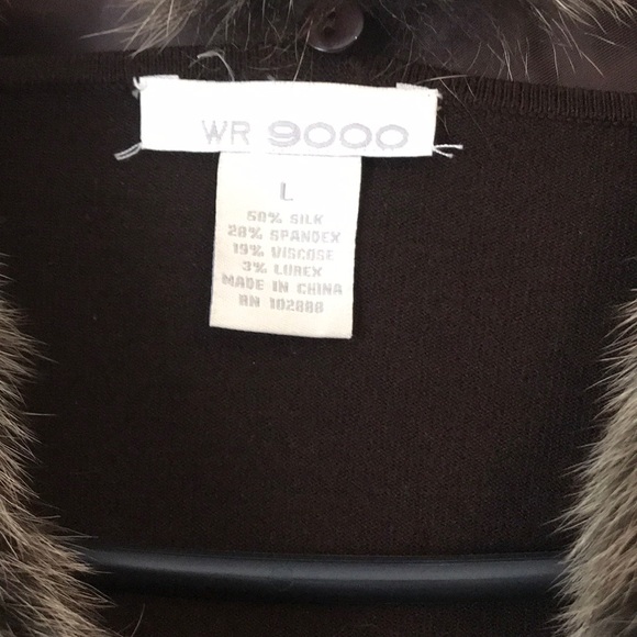 Removable fur collar sweater - Picture 3 of 4